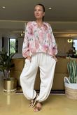 Sa Caleta Anemone Bubble Blouse Pinks /5 =